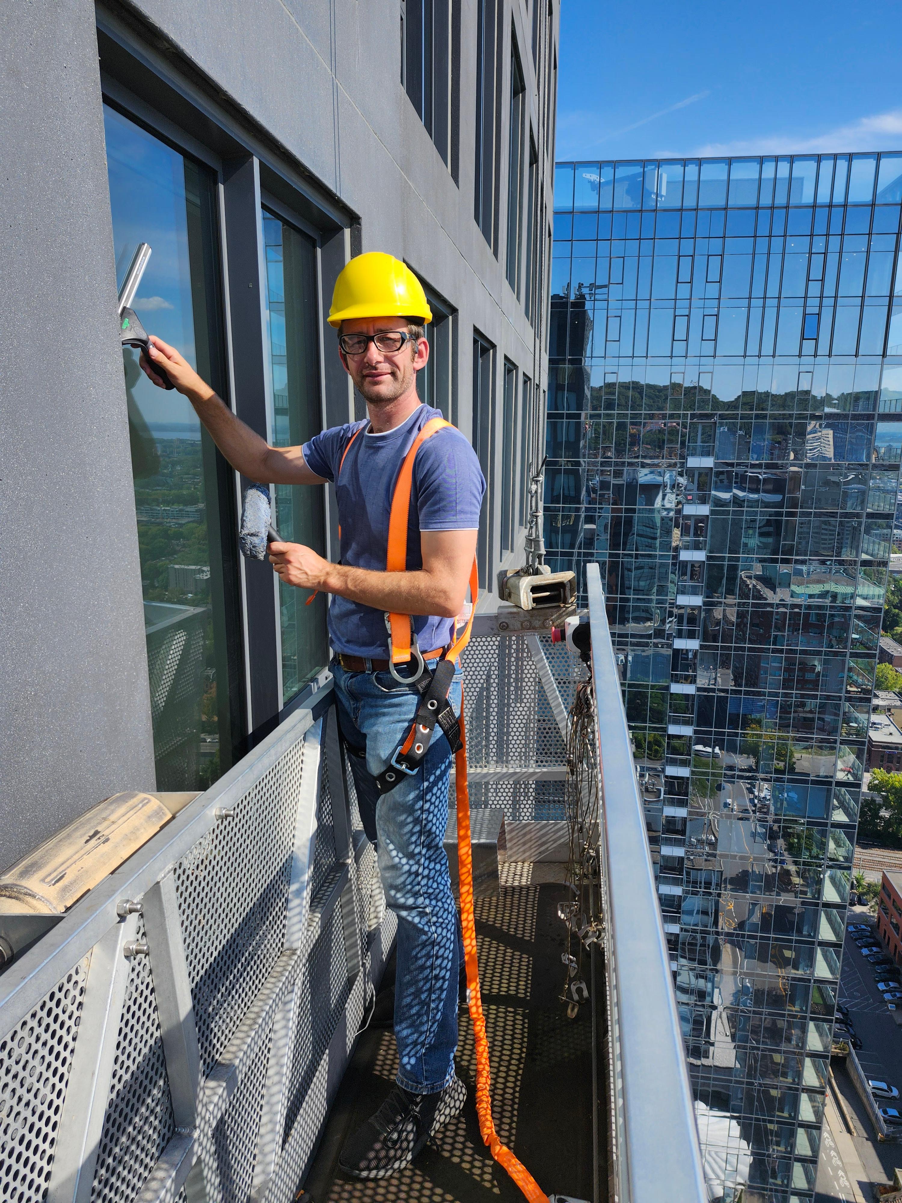 Nettoyage de vitres commercial